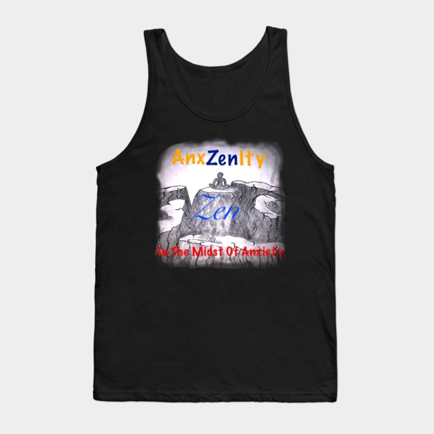 Calm in Chaos Tank Top by AnxZenity_Podcast